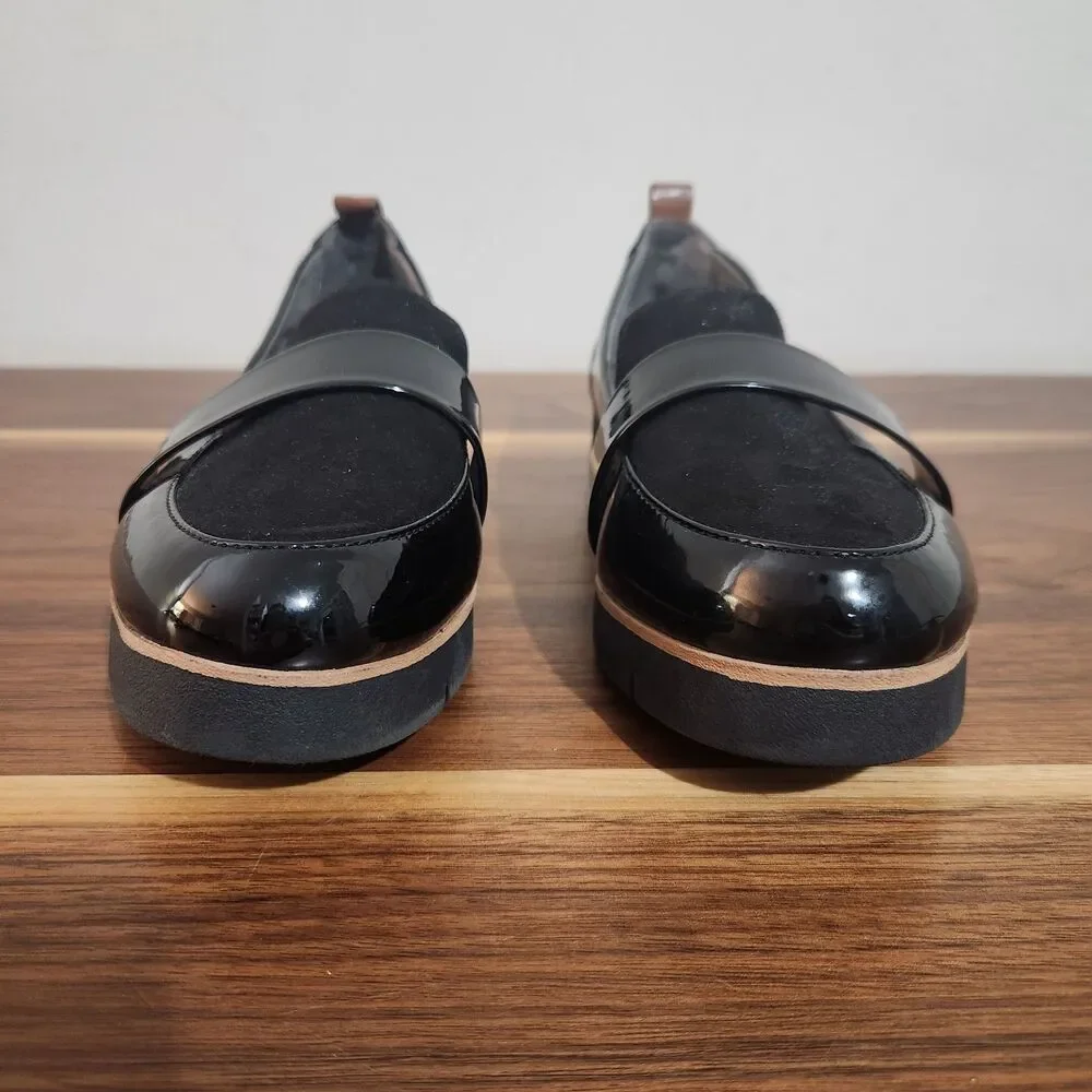 Dr Scholls Webster Slip On Platform Loafers Womens 7.5 Career Grunge Comfort - Picture 4 of 9